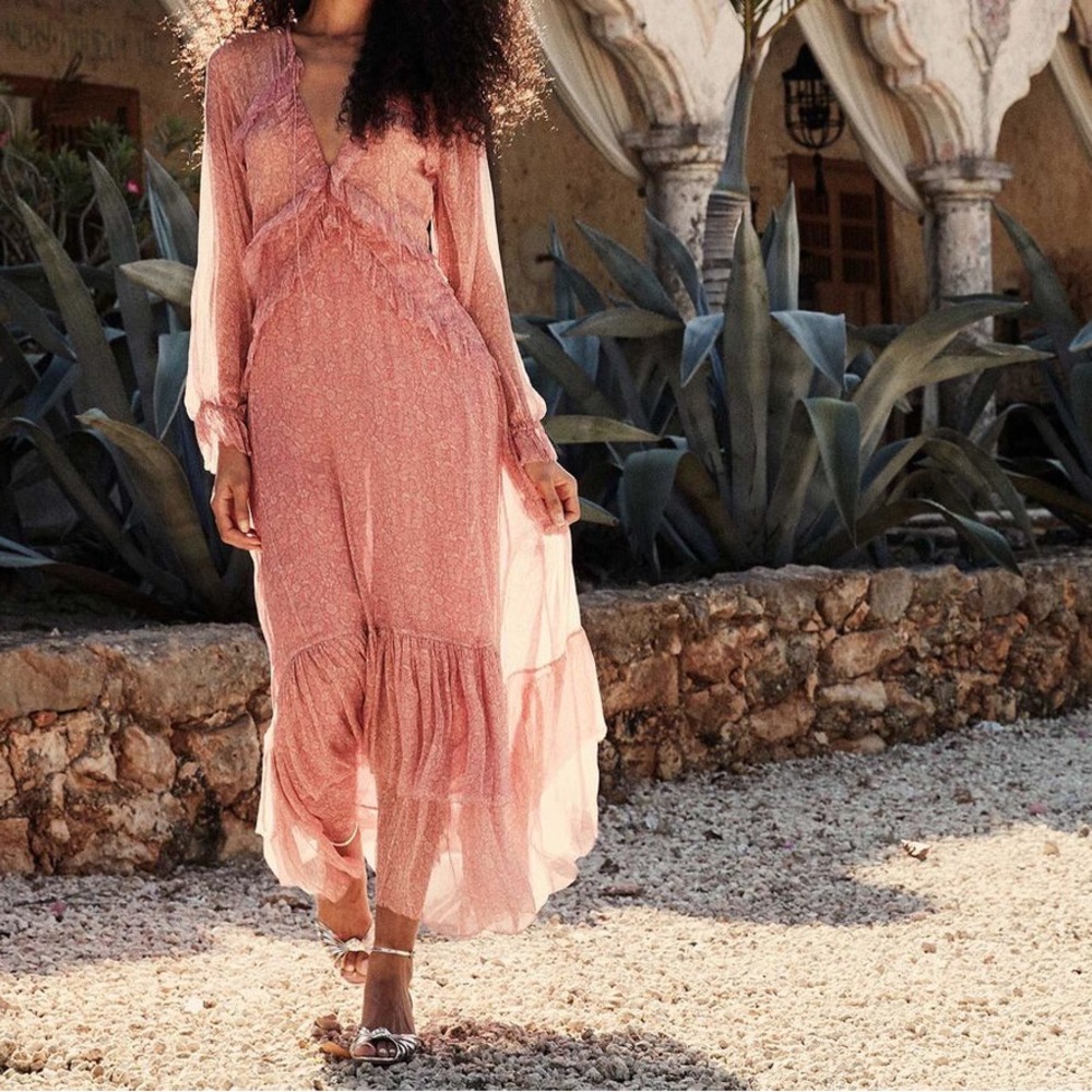 Doen Saffron Dress in Pink